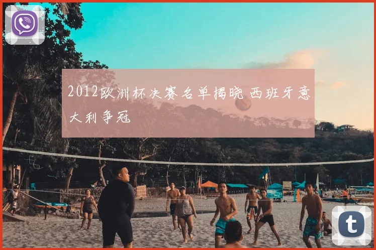 2012欧洲杯决赛名单揭晓 西班牙意大利争冠